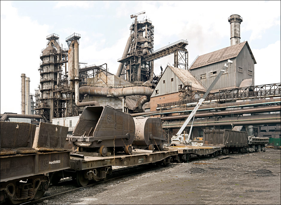 Donetsk, metallurgical ,plant, blast furnace